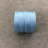 FULL SPOOL - Beadsmith S-Lon 210 Sky Blue Nylon Macrame/Jewelry Cord - Measuring 0.5mm Thick - 77 Yards (231 Feet) - (SL210-SB)
