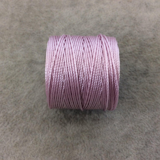FULL SPOOL - Beadsmith S-Lon 210 Blush Nylon Macrame/Jewelry Cord - Measuring 0.5mm Thick - 77 Yards (231 Feet) - (SL210-BLSH)