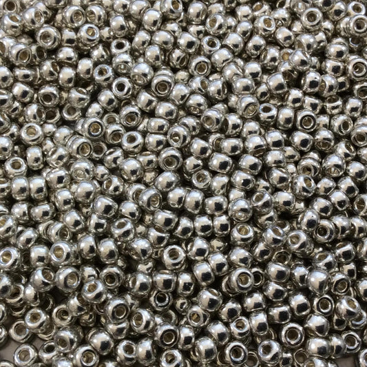 Size 8/0 Glossy Galvanized Metallic Gold Genuine Miyuki Glass Seed Beads - Sold by 22 Gram Tubes (Approx. 900 Beads per Tube) - (8-91051)