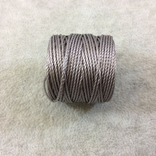 FULL SPOOL - Beadsmith S-Lon 400 Cocoa Brown Nylon Macrame/Jewelry Cord - Measuring 0.9mm Thick - 35 Yards (105 Feet) - (SL400-CO)