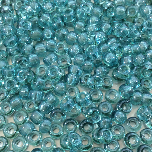 Size 6/0 Glossy Luster Finish Seafoam Green Genuine Miyuki Glass Seed Beads - Sold by 20 Gram Tubes (Approx. 200 Beads per Tube) - (6-92445)