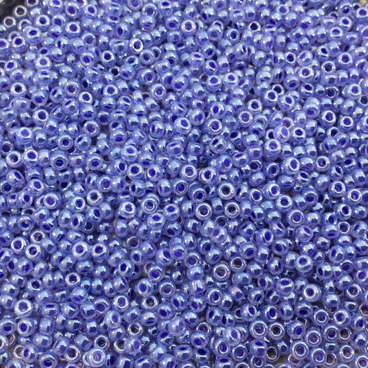 Size 11/0 Glossy Finish Lilac Ceylon Genuine Miyuki Glass Seed Beads - Sold by 23 Gram Tubes (Approx. 2500 Beads per Tube) - (11-9538)
