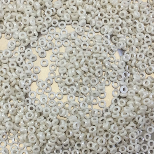 1mm x 2mm Opaque Limeston Luster Genuine Miyuki Glass Seed Spacer Beads - Sold by 7 Gram Tubes (~ 770 Beads per Tube) - (SPR2-600)