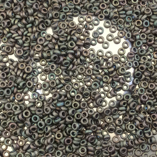 1mm x 2mm Metallic Khaki Genuine Miyuki Glass Seed Spacer Beads - Sold by 7 Gram Tubes (~ 770 Beads per Tube) - (SPR2-2035)