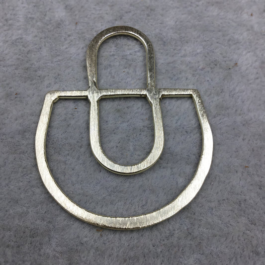 38mm x 48mm Open Abstract Purse Shaped - Gold Brushed Finish Copper Components - Sold in Packs 4 (492-GD)