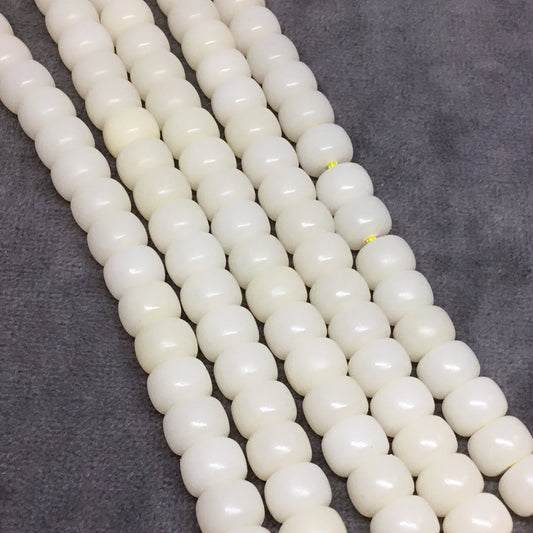 6mm x 8mm AAA Natural Bodhi/Lotus Seed/"Moon and Stars" Beads with 1mm Holes - Sold by Loose (Unstrung) Lots of 12 Beads Each