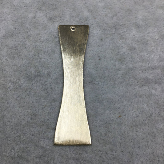 15mm x 18mm Gold Brushed Finish Blank Abstract Hourglass Shaped Plated Copper Components - Sold in Packs of 4 Pieces - (494-GD)