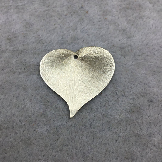 Gold Plated Copper Curved Blank Heart Pendant/Charm Components - Measuring 25mm x 24mm - Sold in Packs of 10 (480-GD)