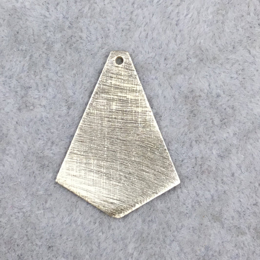 24mm x 32mm - Medium Sized Gold Brushed Finish Copper - Blank Men's Tie/Dagger Shaped Components - Sold in Packs of Ten (588-GD)