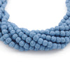 Lava Beads | Light Blue Round Diffuser Beads - 6mm 8mm 10mm 12mm 14mm 16mm 18mm Available
