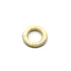 White Ox Bone Ring Pendant for Jewelry Making