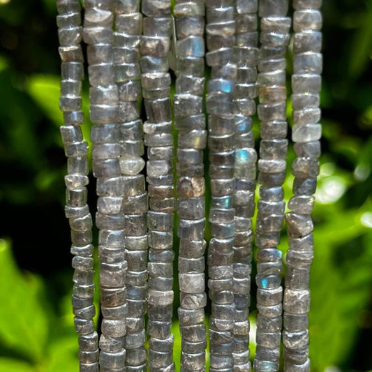Mystic Labradorite Heishi Beads - 4mm
