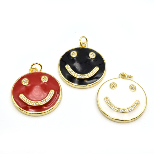 Smiley Face Charms for Jewelry