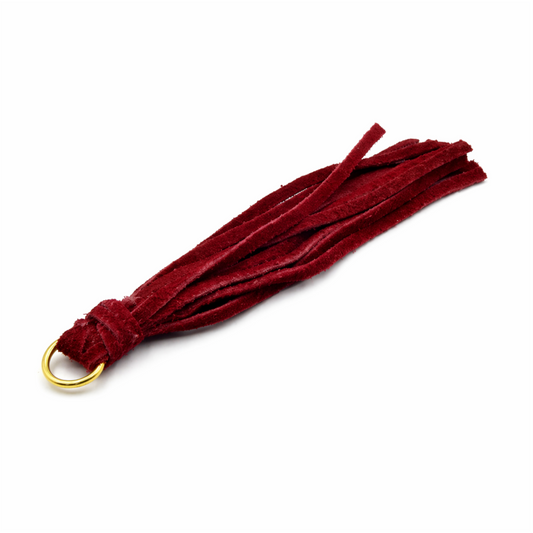 Faux Suede Tassel Pendant 5 Inch Boho Tassel Charm, Long Tassel Pendant for Jewelry Making, Necklace Tassel, DIY Jewelry Supply
