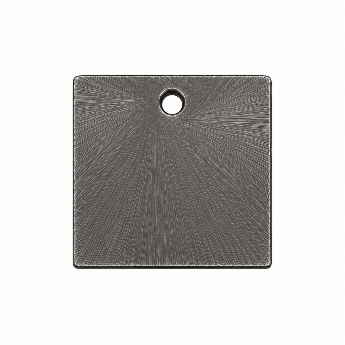 Gunmetal-finish square plated copper jewelry components