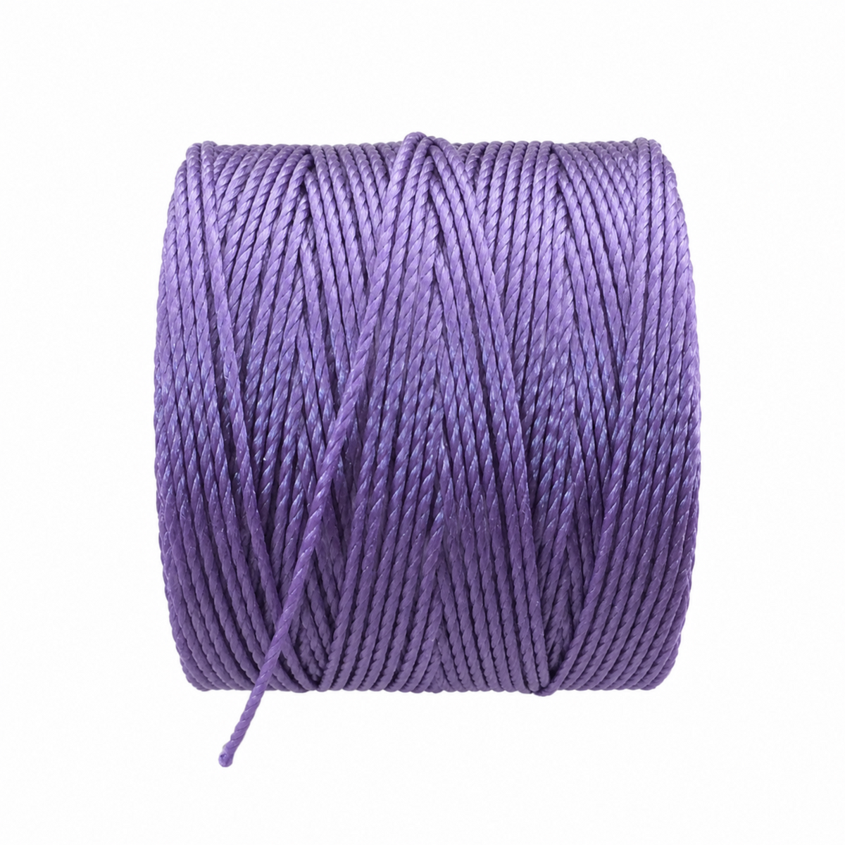 Beadsmith S-Lon 210 medium purple nylon cord, full 77-yard spool