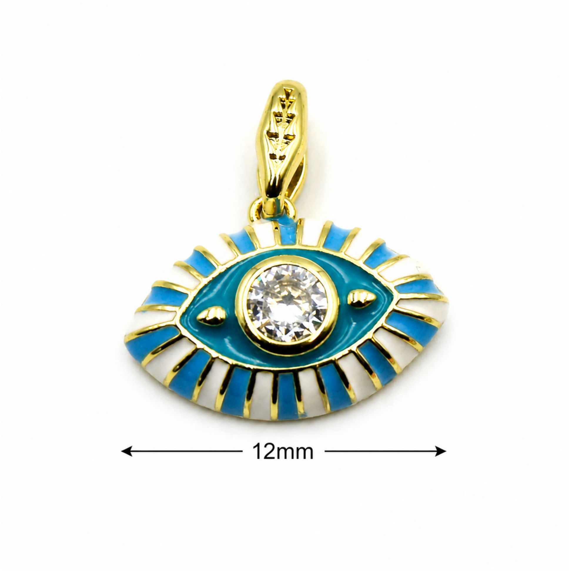 Evil Eye Enamel Charms for Bracelets, Pendants for Necklace - Teen Jewelry