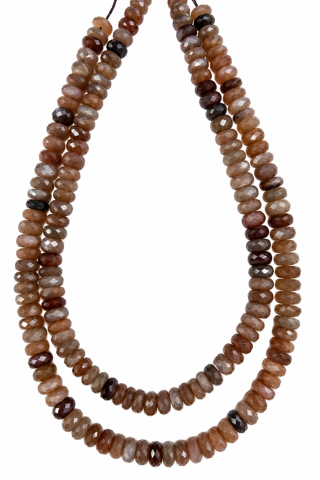 Faceted Rondelle