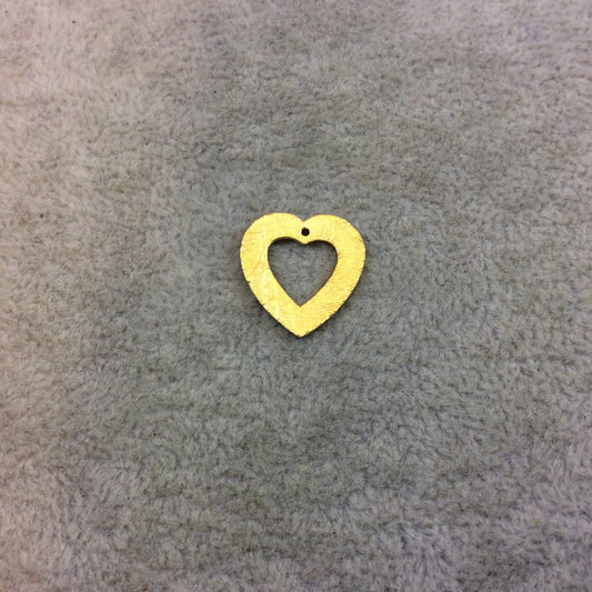 Heart Shaped Components - Available in Gold & Silver- Measuring 16mm x 17mm - Sold in Packs of 10