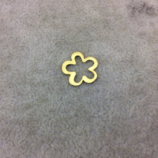 Small Flower Shaped Open Connector/Link Components - Available in Gold & Gunmetal - Sold in Packs of 10