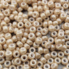 Size 6/0 Glossy Finish Ceylon Light Caramel Genuine Miyuki Glass Seed Beads - Sold by 20 Gram Tubes (Approx. 200 Beads per Tube) - (6-9593)