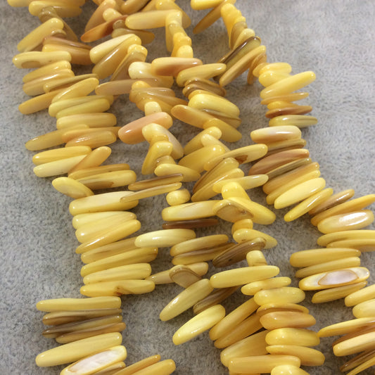 Shell Beads | Stick Beads | Dyed Mother of Pearl | Multicolor Stick Beads