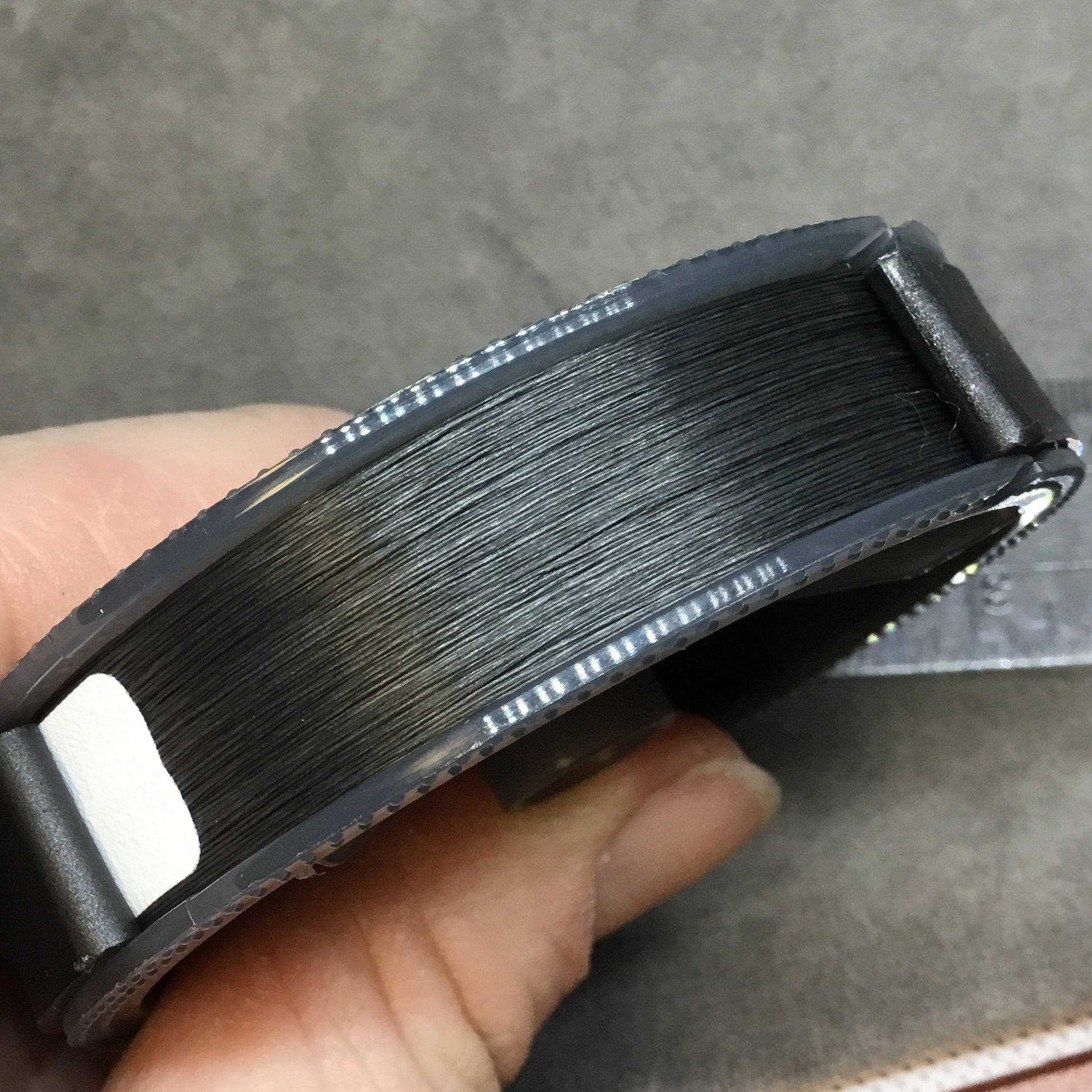 50 Yard Spool of 8lb. Smoke (Gray) Colored Fireline® Braided Beading Thread, Beadsmith/Berkley® Branded - 0.18mm/0.007" Diameter, Approx.