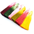 Ombre Tassels | 3 Inch Wrap Cap Tassel Silk Threaded Tassel | Tassel Pendants