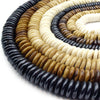 Bone Beads | Ox Bone Flat Disc Rondelle Beads | White Brown Colors - 5mm 6mm 7mm 8mm 10mm 12mm 14mm 16mm 18mm 20mm