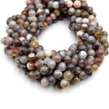 Botswana Agate Beads | Smooth Round Loose Gemstone Beads | Natural Agate Beads