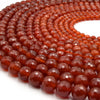 Carnelian Beads | Red Agate Beads | Faceted Gemstone Beads