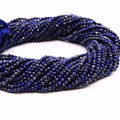 3mm Faceted Lapis Lazuli Round Faceted Shaped Beads