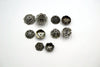 Transform Your Beads with Pewter Floral Fancy Bead Caps: Glue or Knot for Instant Elegance- Pack of 5 pairs