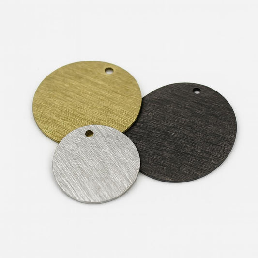 Blank Disc Findings | Packs of 10 - Multiple Sizes - Plated Copper Components For Jewelry Making
