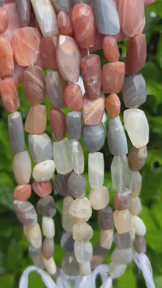 20mm Mixed Moonstone Chunky Beads