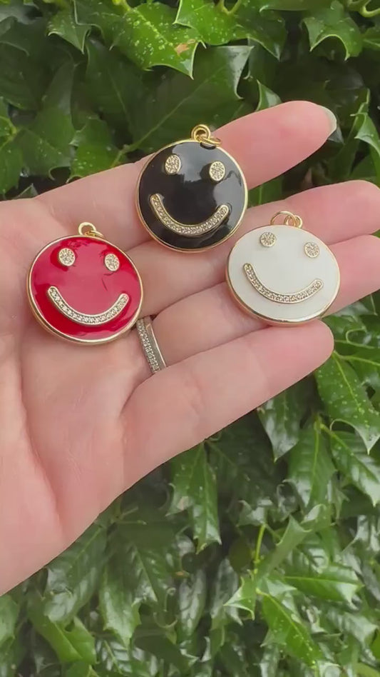 Smiley Face Charms for Jewelry