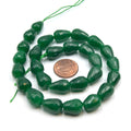 Faceted Jade Teardrop Beads | Faceted Dyed Pink Orange Blue Green Jade Teardrop Beads | 10mm x 15mm Available