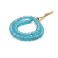 Recycled Glass Beads | 10-12mm Sea Glass Round Rondelle Beads - Sold by Approx. 17" Strand (~45 Beads)