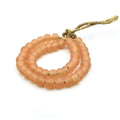 Recycled Glass Beads | 10-12mm Sea Glass Round Rondelle Beads - Sold by Approx. 17" Strand (~45 Beads)
