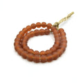 Recycled Glass Beads | 10-12mm Sea Glass Round Rondelle Beads - Sold by Approx. 17" Strand (~45 Beads)