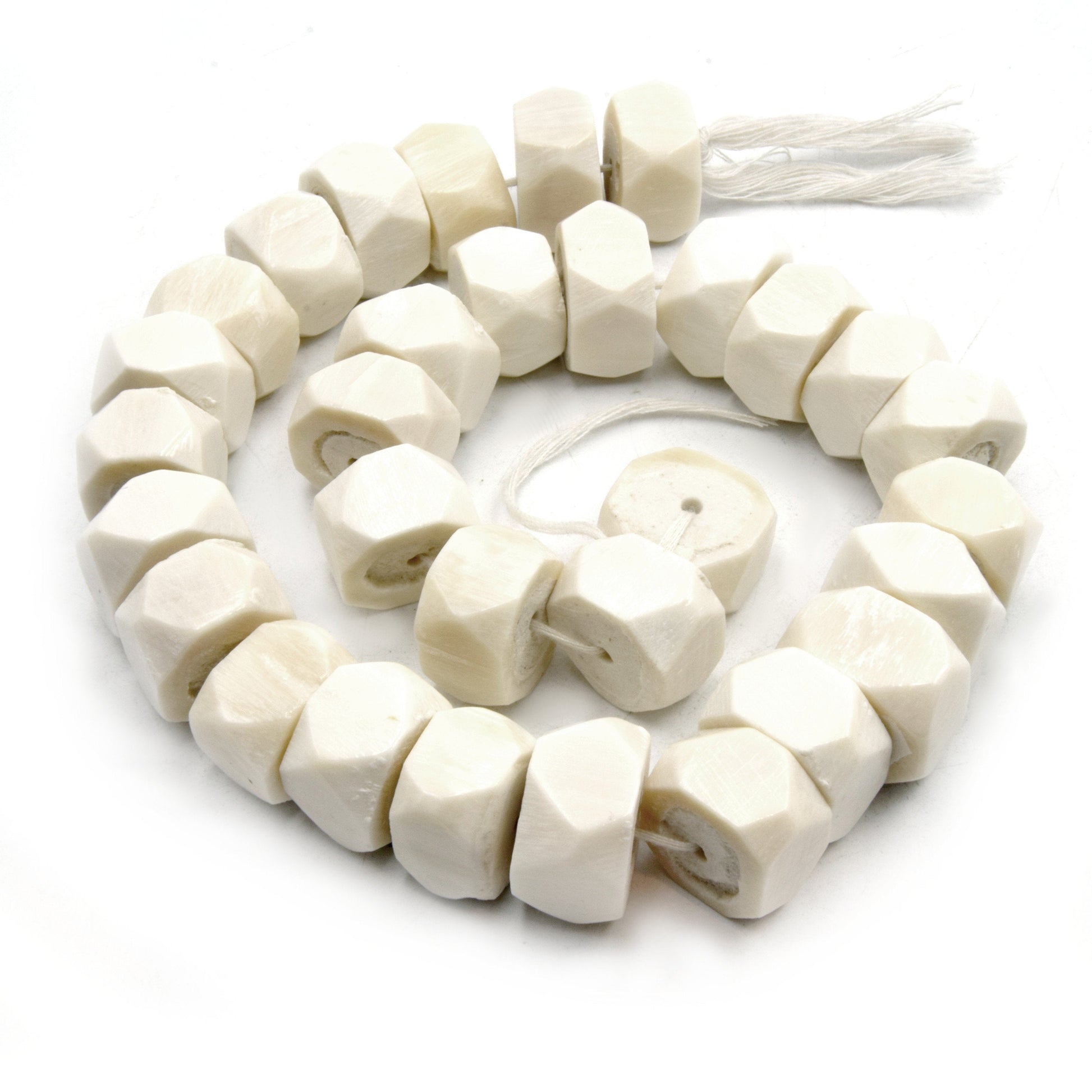 ghanaian style bone beads