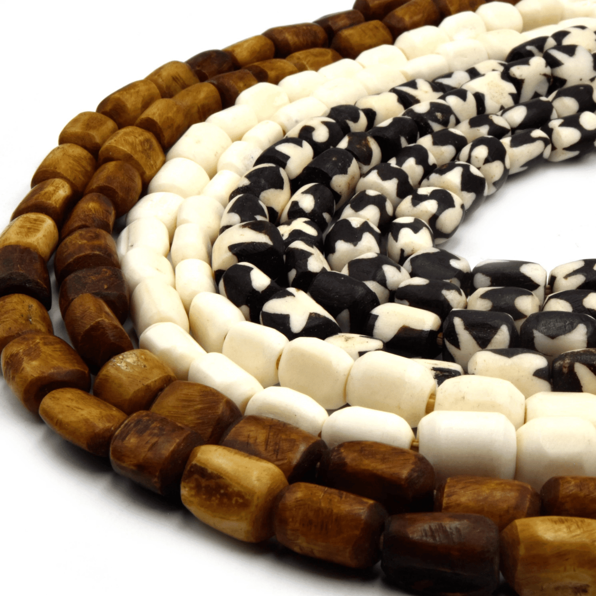 Bone Beads | African Fair Trade Beads | Kenyan Tribal Tube Beads Bone Beads | African Fair Trade Beads | Kenyan Tribal Tube Beads