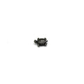 This small black turtle bead features a Cubic Zirconia inlay in its shell