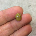 Natural Ethiopian Opal Smooth Oval Shaped Rounded Back Cabochon 'C' - Measuring 8mm x 10mm, 4mm Dome Height - High Quality Gemstone Cab