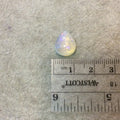 OOAK Natural Ethiopian Opal Smooth Teardrop Rounded Back Cabochon 'Y' - Measuring 11mm x 14mm, 6mm Dome Height - High Quality Gemstone Cab