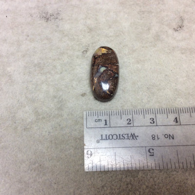 Australian Boulder Opal Cabochon - Oval Shaped - Measuring 14mm x 27mm, 7mm Dome Height