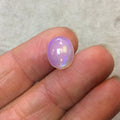 OOAK Natural Ethiopian Opal Smooth Oval Rounded Back Cabochon 'L' - Measuring 10mm x 12.5mm, 4.5mm Dome Height - High Quality Gemstone Cab