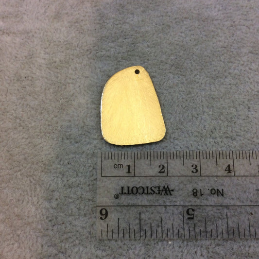 Medium Sized Gold Plated Copper Freeform Trapezoid/Sail Shaped Components - Measuring 20mm x 26mm - Sold in Packs of 10 Components (298-GD)