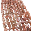 10-12mm Smooth Natural Sunstone Irregular Puffy Coin Shaped Beads - 15.5" Strand (Approx. 36 Beads) - High Quality Hand-Cut Indian Gemstone