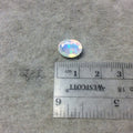 2.1 Carat Faceted Genuine Ethiopian Opal Oval Cut Stone "F-I" - Measuring 8.5mm x 11mm with 4.5mm Pavillion (Base) and 1mm Crown (Top)